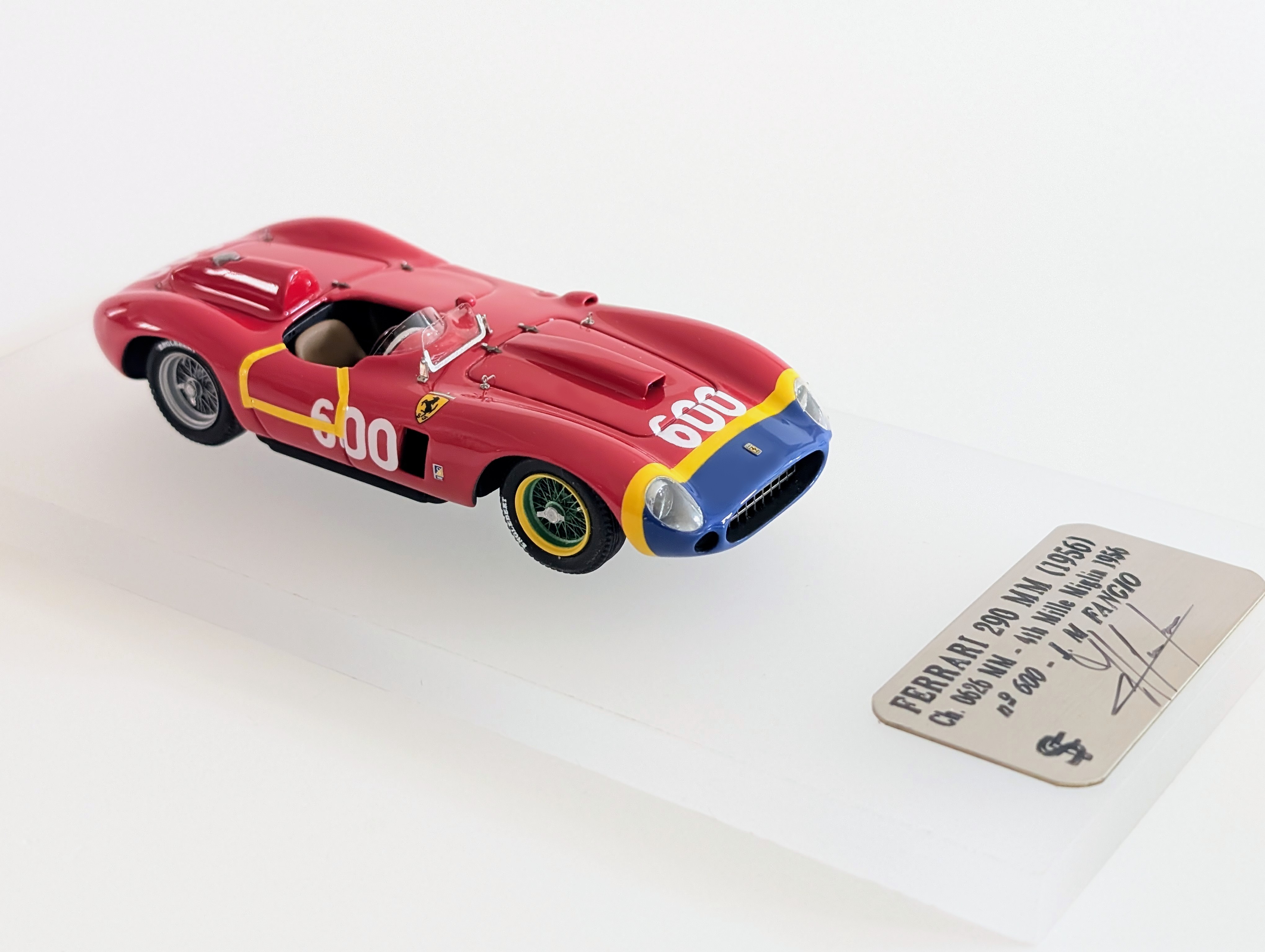 F. Suber : Ferrari 290 MM Mille Miglia 1956